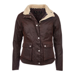 Barbour Cushalt Waxed Jacket, Rustic